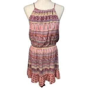 NEW Love Fire Boho Peasant Lined Sun Dress Size XL New with Tag